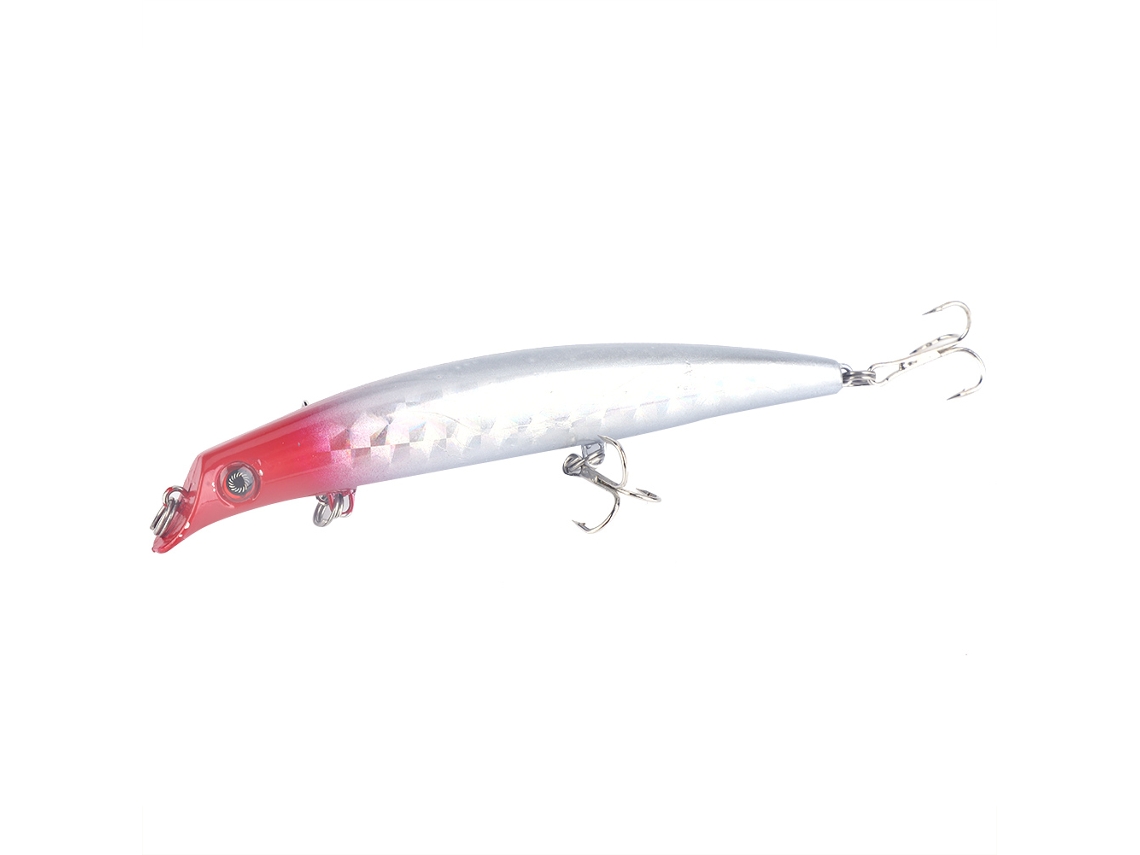 Isca De Plástico Para Peixe Bass Longa Lancamento