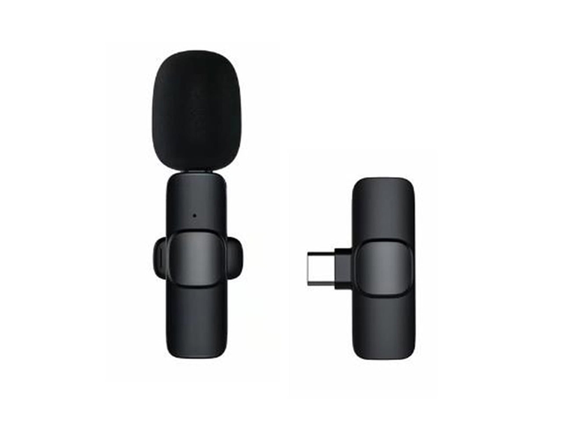 Microfone de Lapela Sem Fio para Android Microfone Sem Fio Plug-Play
