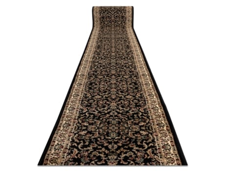 Conjunto de Passadeira DYWANY LUSZCZOW Heat Royal Adr Polipropileno Preto (80x120cm)