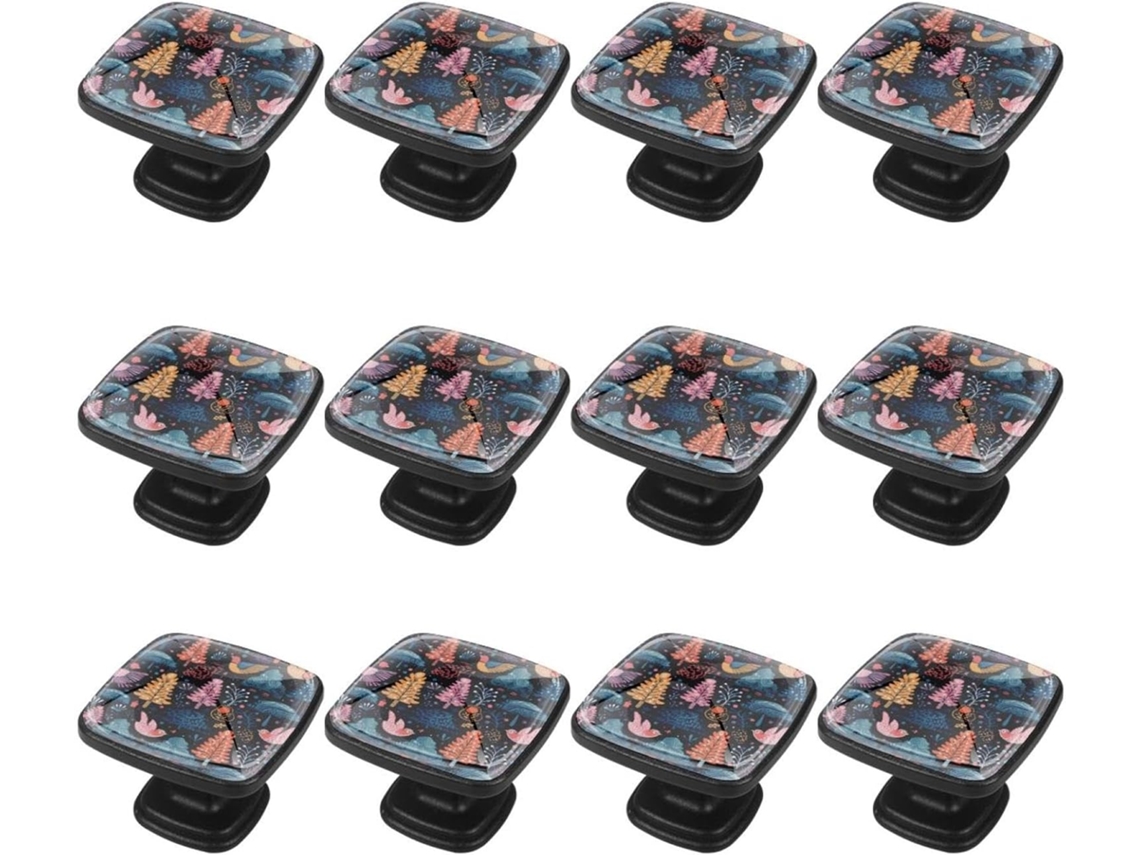 Puxadores Quadrados Para Armários De Cozinha, Puxadores Para Gavetas De Cômoda, 12 Peças, Puxadores Decorativos Em