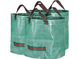 Nova Line 3 Bolsas Jardim À Prova de Rasgos 60l com 4 Alças para Resíduos Verdes e Orgânicos