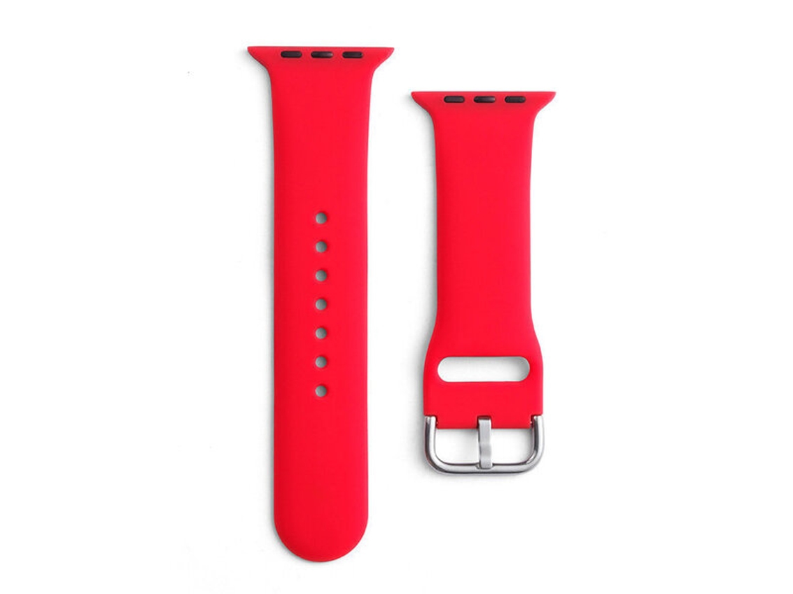 Pulseira De Silicone Para Apple Watch Ultra/se 42/44/45/49 Mm, Vermelha Vayotoy