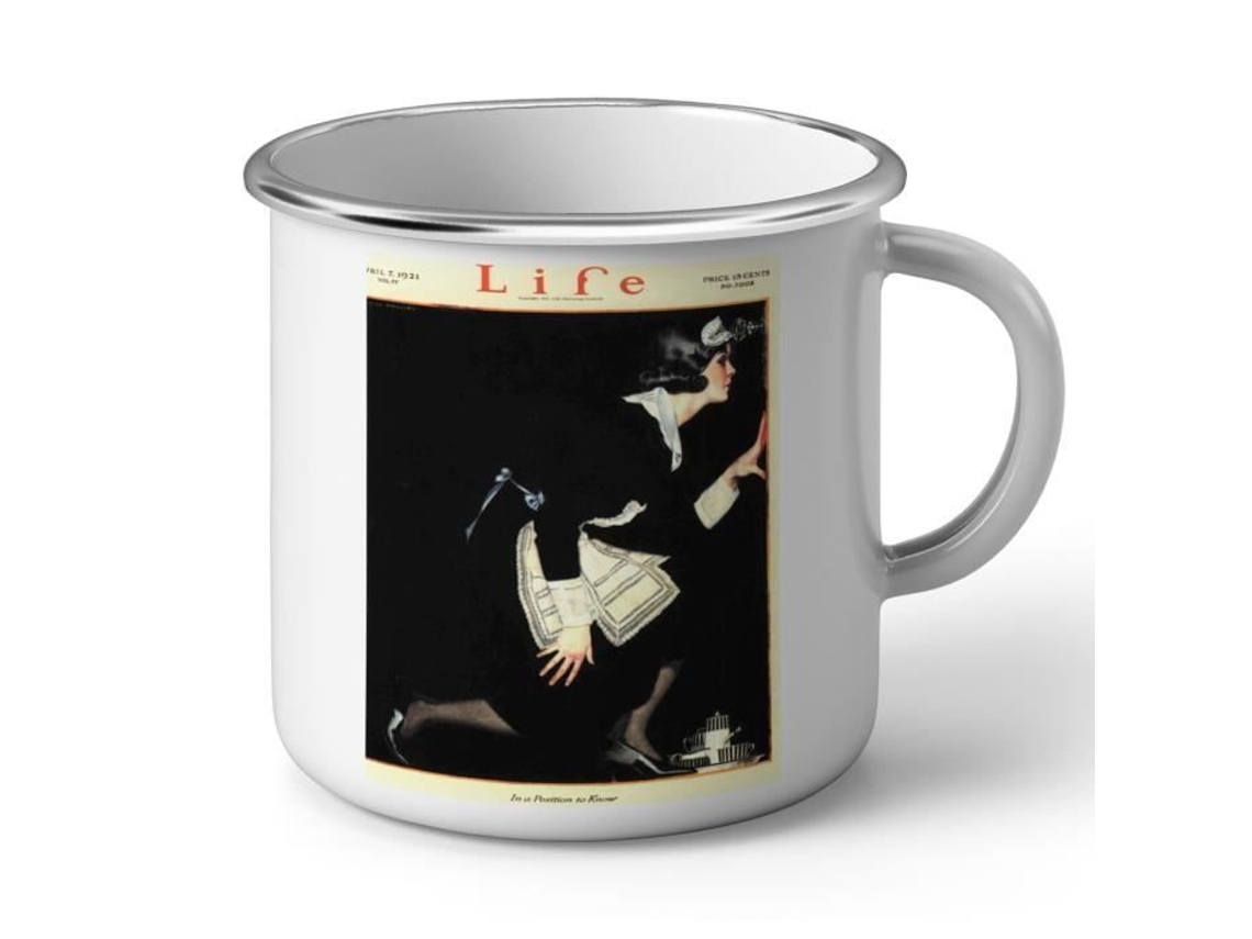 Caneca de Metal Esmaltado Summer On The Cote D'Azur Poster Viagens Vintage Art Deco Anos 30 FABULOUS BIJOUX