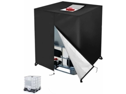 Capa Para Tanque Ibc 1000l, 210d Anti-uv E Resistente À Chuva, Com Zíper (120x100x116cm)