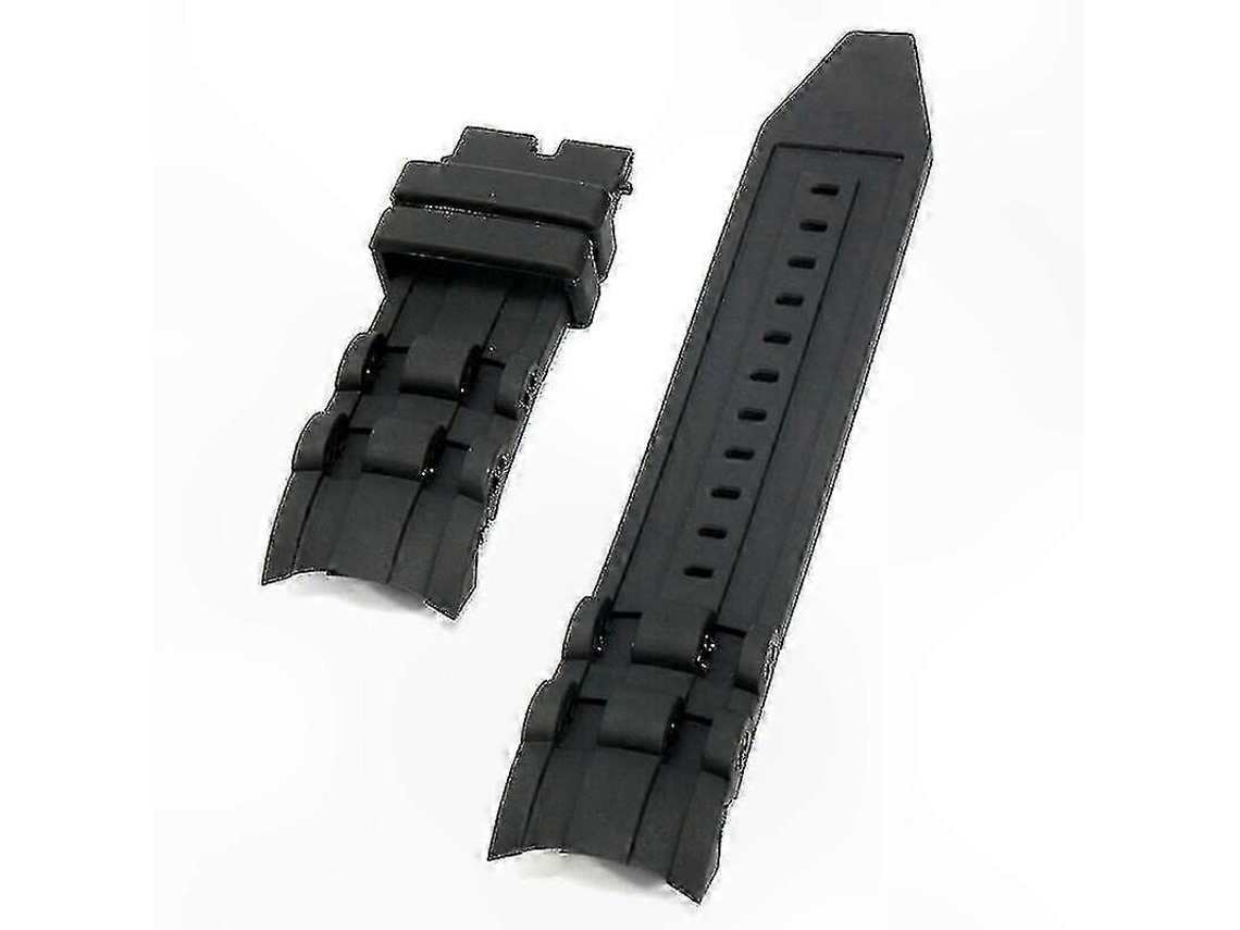 Pulseira De Relógio De Borracha Preta De 26 Mm Para Relógios De Mergulho Cronógrafos Olysi Shop