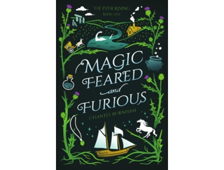 Livro Magic Feared and Furious de Chantel Burnham (Inglês)