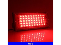 Foco Led Exterior Impermeável Ip65 50w Equivalente A 300w 220-240v Rgb Branco Quente Frio Vermelho Azul Verde Para Jardim Estrada Parque Rojo