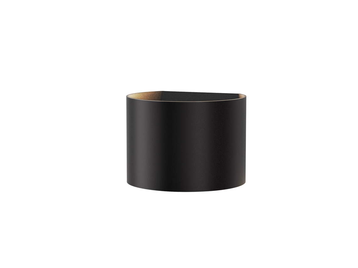 Luz de Parede Livre Led Lâmpada Parede Interior Livre Luzes Parede Preto para Cima para Baixo Parede 5W Ip65 Prova Dip65 Água 3000K Branco NETTLIFE