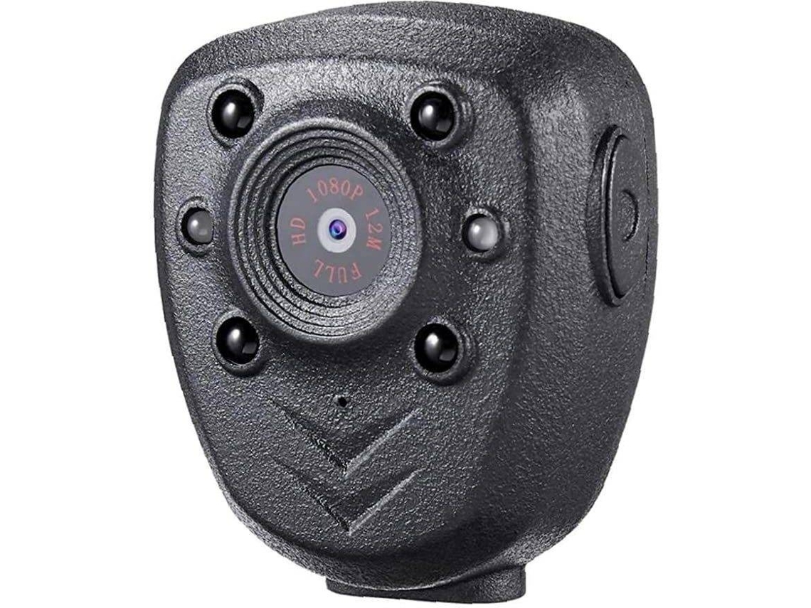 Câmera de Visão Noturna com Memória Mini Portátil 1080P 32Gb Adequada para Casa Ao Ar Livrepreto YIZHOOD