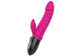 Vibrador De Massagem De Aquecimento De Silicone Recarregvel Para Mulheres (rosa Vermelha)