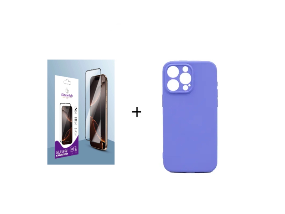 Vidro Com Cola Completa Eleventek Samsung A15 E Capa Samsung A15-roxo-zt-5866