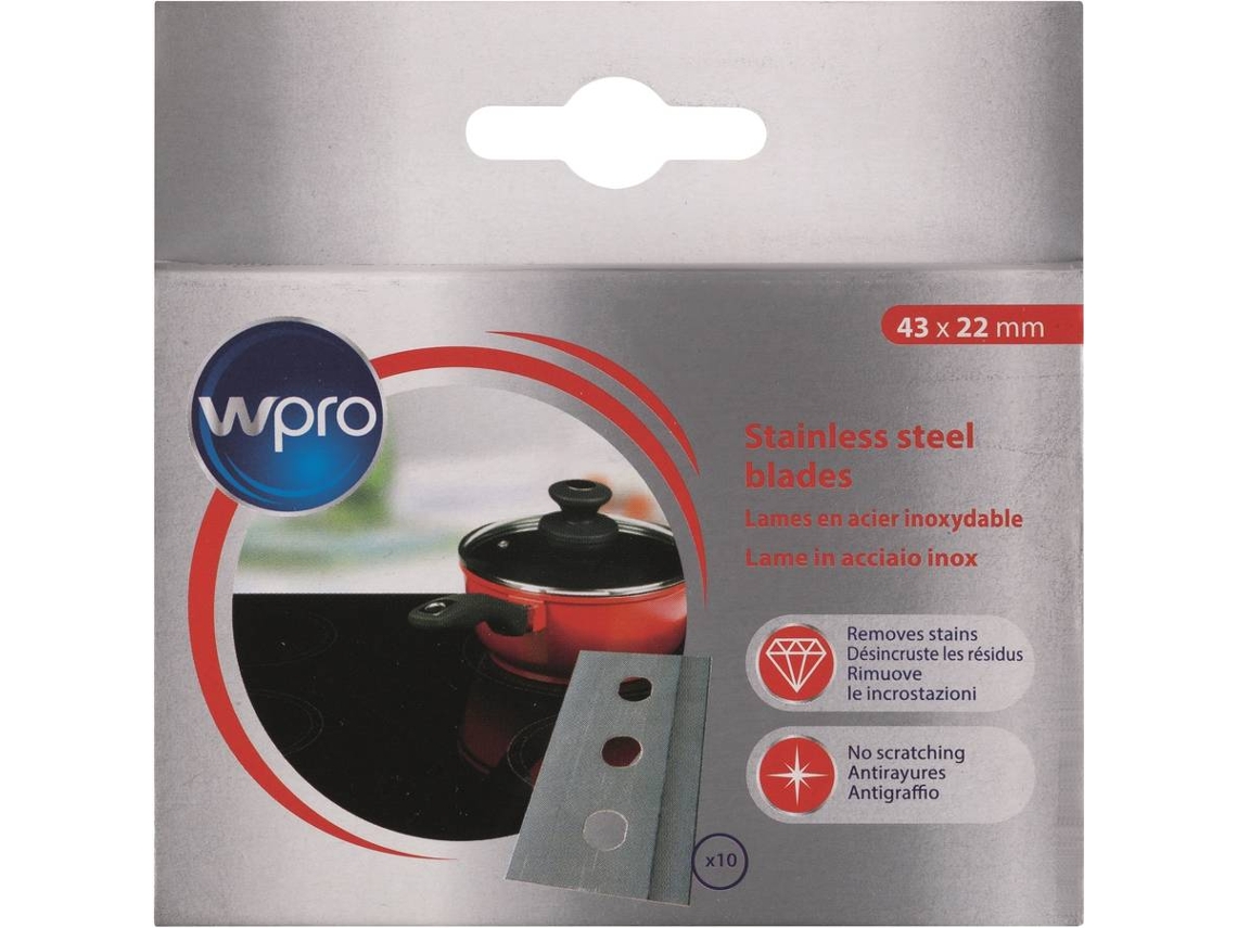 Lâminas de Raspador de Placas WPRO BLA014