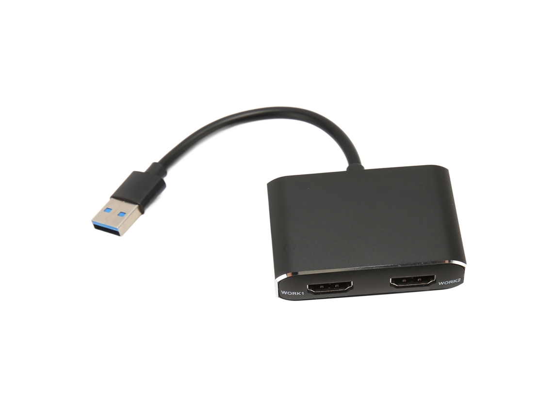 Adaptador Usb 3.0 Para Dual Hd Multimídia Interface 1920x1080p 5gbps Usb C Splitter 2 Monitores Exibição Estendida Para Pc Laptop