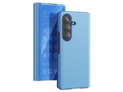 Capa De Livro Espelho Galaxy Z Fold8 Ultra Efeito Pele Com Suporte