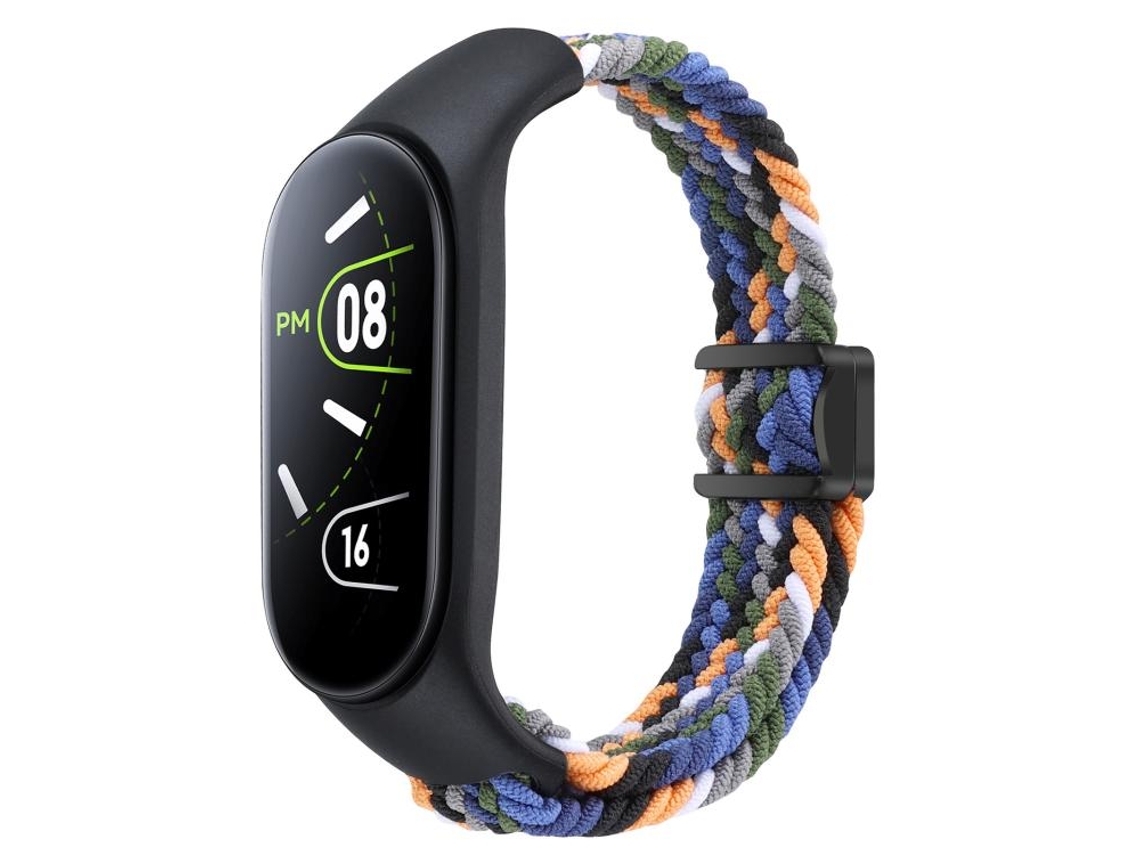 Bracelete para Xiaomi Band 9 Pro / 8 Pro / Redmi Watch 6 / 5 XIAOMOYU em Silicone Cabeça Chata com Fivela Preta e Verde Esmeralda