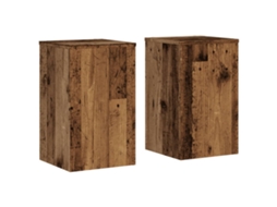 Plant Stand, Plant Stands Vidaxl Marrom Madeira Processada (30 X 30 X 50 Cm)