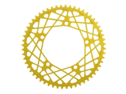 Vlrla-placa De Cadena Bicicleta 56t De Aluminio Ligero Y Resistente Al Desgaste, Piñón De Disco Sencillo Accesorio Bicicleta Amarillo