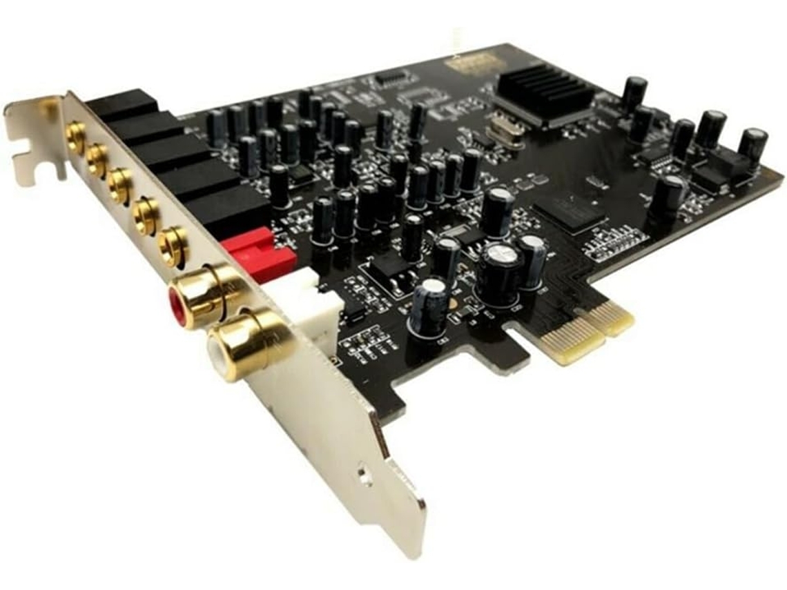 Placa De Som 5.1 Pci Express Pci E Com Interface De Saída Dupla Integrada Para Pc