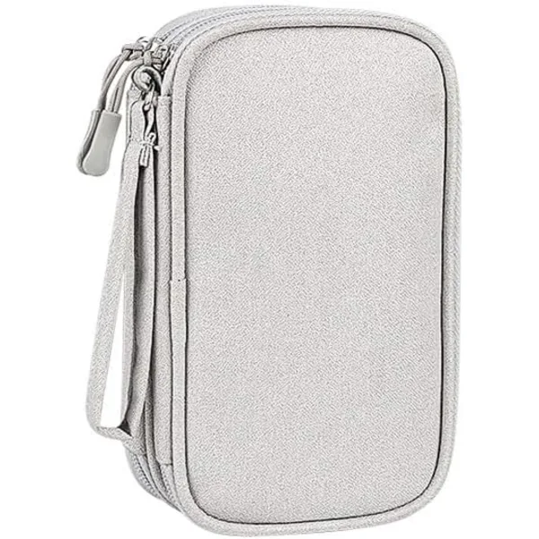 Organizador De Cabos Portátil Para Viagens, Ideal Para Acessórios Eletrônicos. Bolsa Cabos, Organizador Para Cabos Usb E Cartões Sd