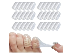 Protetor de Dedo do Pé de Silicone Antidesgaste Respirável para Calos, Bolhas e Unguas Encravadas