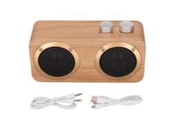 Caixa de Som Bluetooth LAXISCREED Vintage Madeira