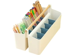 Organizador Portátil de Grande Capacidade para Aquarela, Ideal para Guardar Materiais de Escritório e Lápis. SFUSHOS