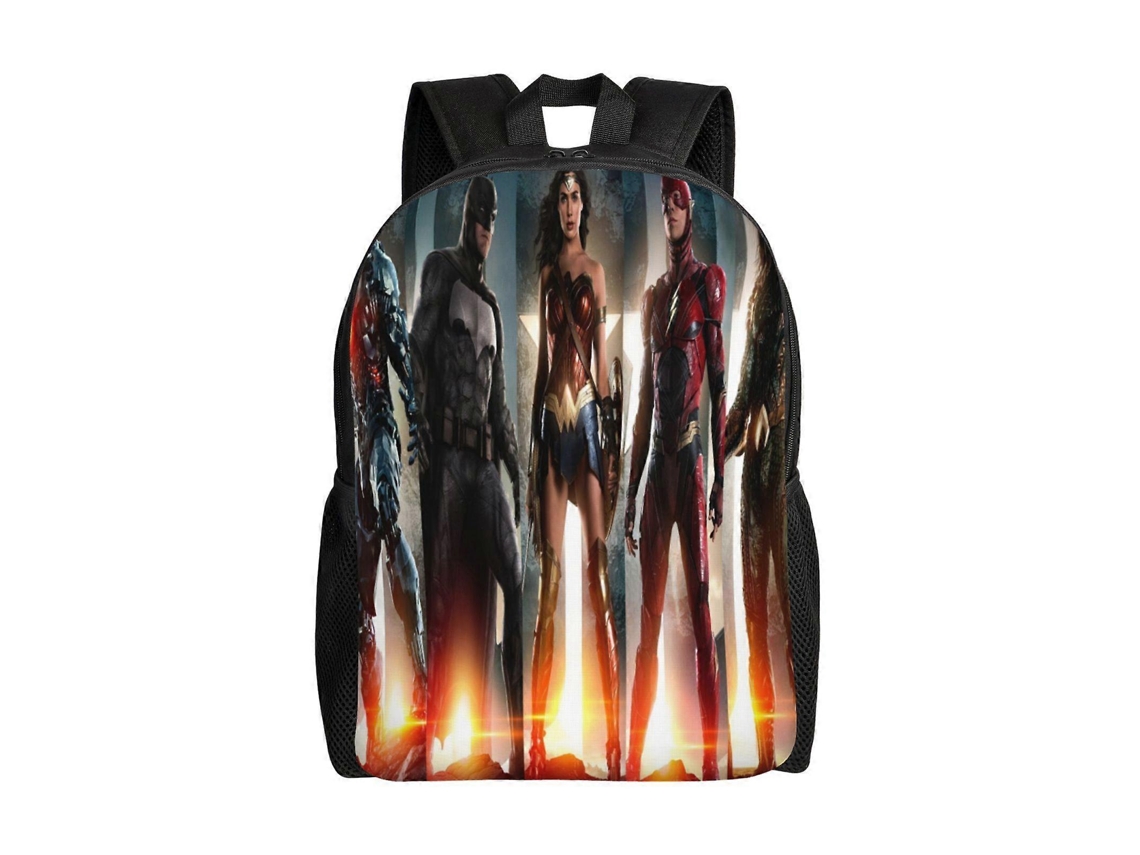 Mochila Da Liga Da Justiça A104 Para Escola E Trabalho, Leve E Impermeável, Mochila Estilosa Para Estudantes E Adultos V104