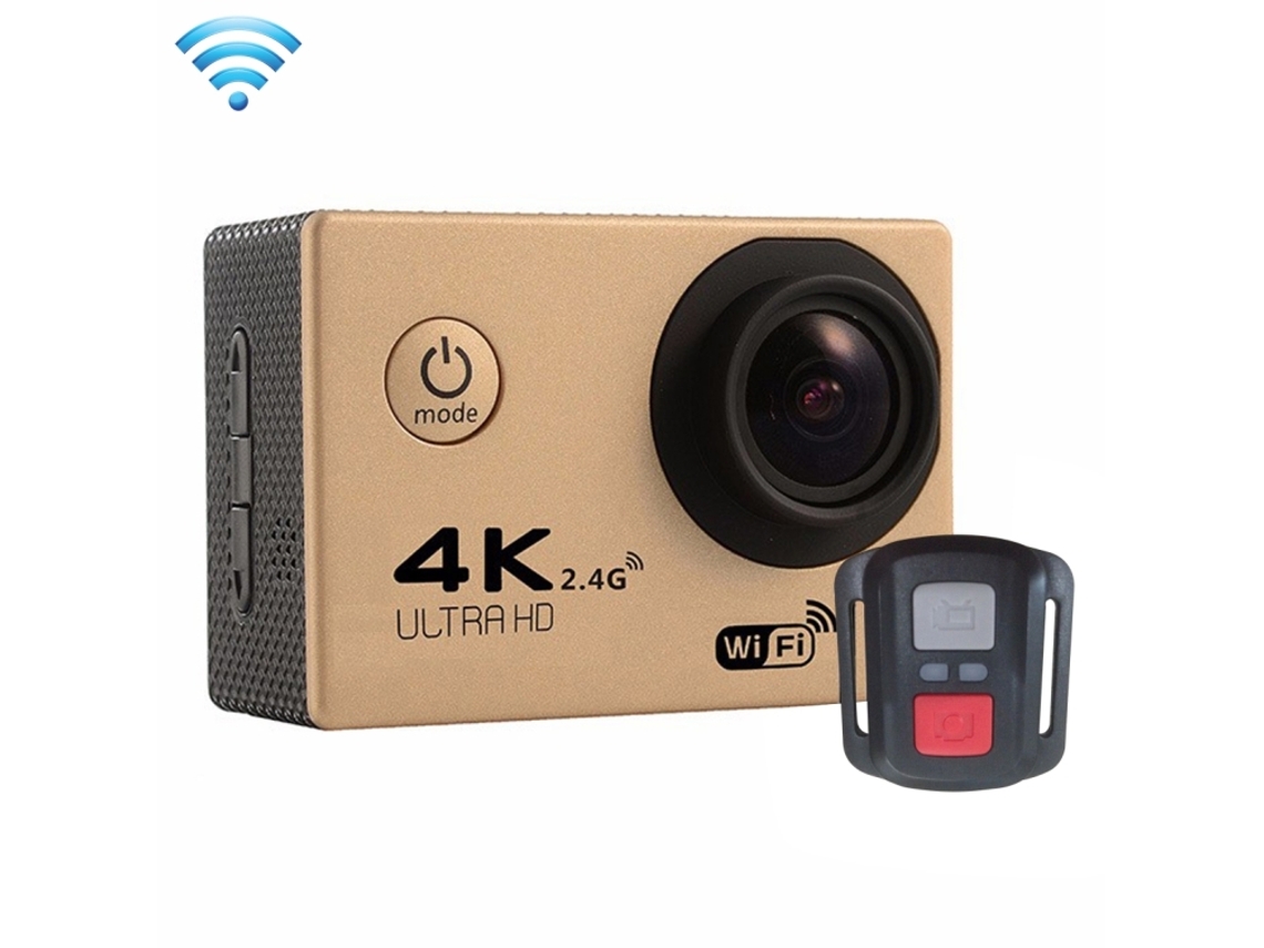 Halinuia Câmera De Ação 4k Tela 2,0 Polegadas 170 Graus Grande Angular À Prova Dágua Suporte 64gb