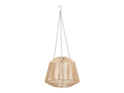 Lâmpada De Suspensão Solar Atmosphera Jily Metal D28 Cm Bege Jardim Atmosphera Createur Dinterieur