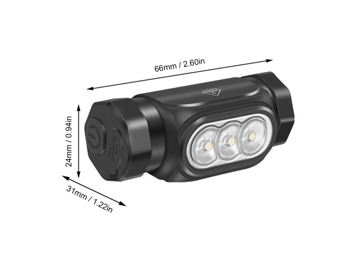 Laxiscreed Foco De Cabeça Led À Prova De Água, Recarregável E Multi-modos Para Atividades Ao Ar Livre