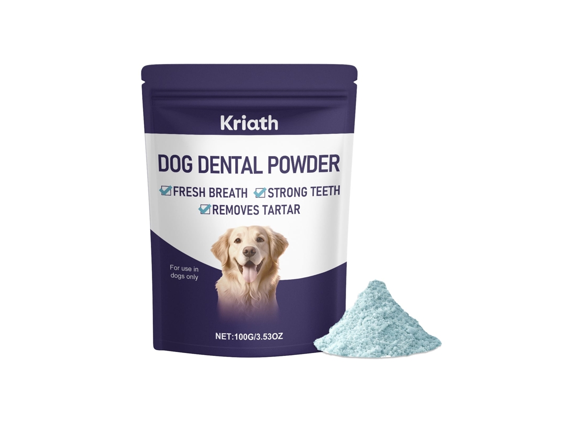 Pó Dental para Cães Refrescante e Cuidados Bucais de Forma Eficaz LAXISCREED