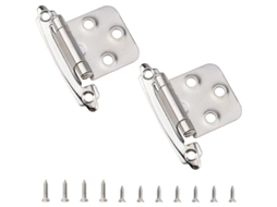 Manga De Porta Oculta Para Armário, Armário De Cozinha, Aço Resistente À Corrosão, 70mm*30mm, 2 Unidades Com Parafusos