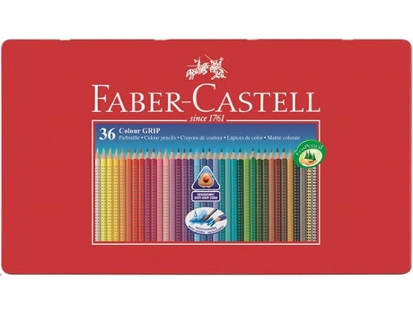 Lápis de Cor FABER-CASTELL Colour Grip 36 Cores