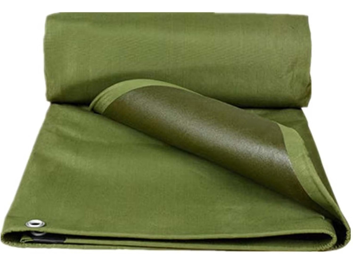 Waterproof Heavy Canvas Tarp Sheet With Rustproof Eyelets, Reinforced Edges, Multipurpose Tarpaulin Cover For Roof, Camp