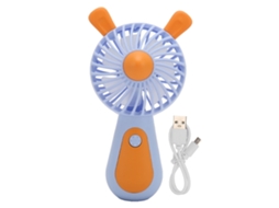 Ventilador Portátil De Mão Com Carga Usb, Dois Níveis De Ajuste, Ergonômico, Portátil, Pequeno Ventilador De Mão