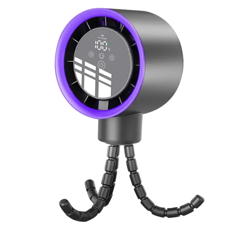 MDUG, ventilador polvo, 100 velocidades, visor digital, carrinho de bebê