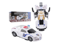 Carro De Corrida Elétrico Rc 2 Em 1 Para Crianças, Veículo Transformador, Modelo De Robô, Brinquedo Com Luz Aquaforge