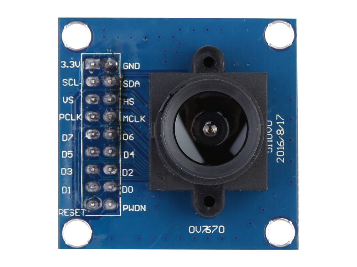 Módulo de Câmera CMOS OV7670 com Lente 640x480 Interface SCCB e I2C