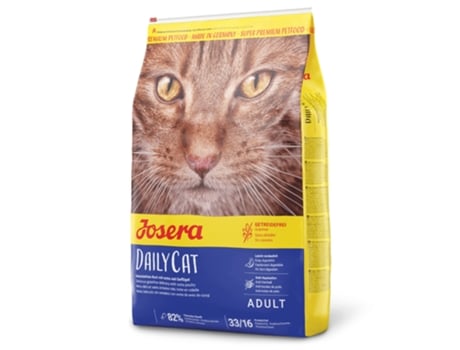 Ração JOSERA Dailycat grainfree Seca para Gato Adulto Exigente (Quantidade: 10 kg)