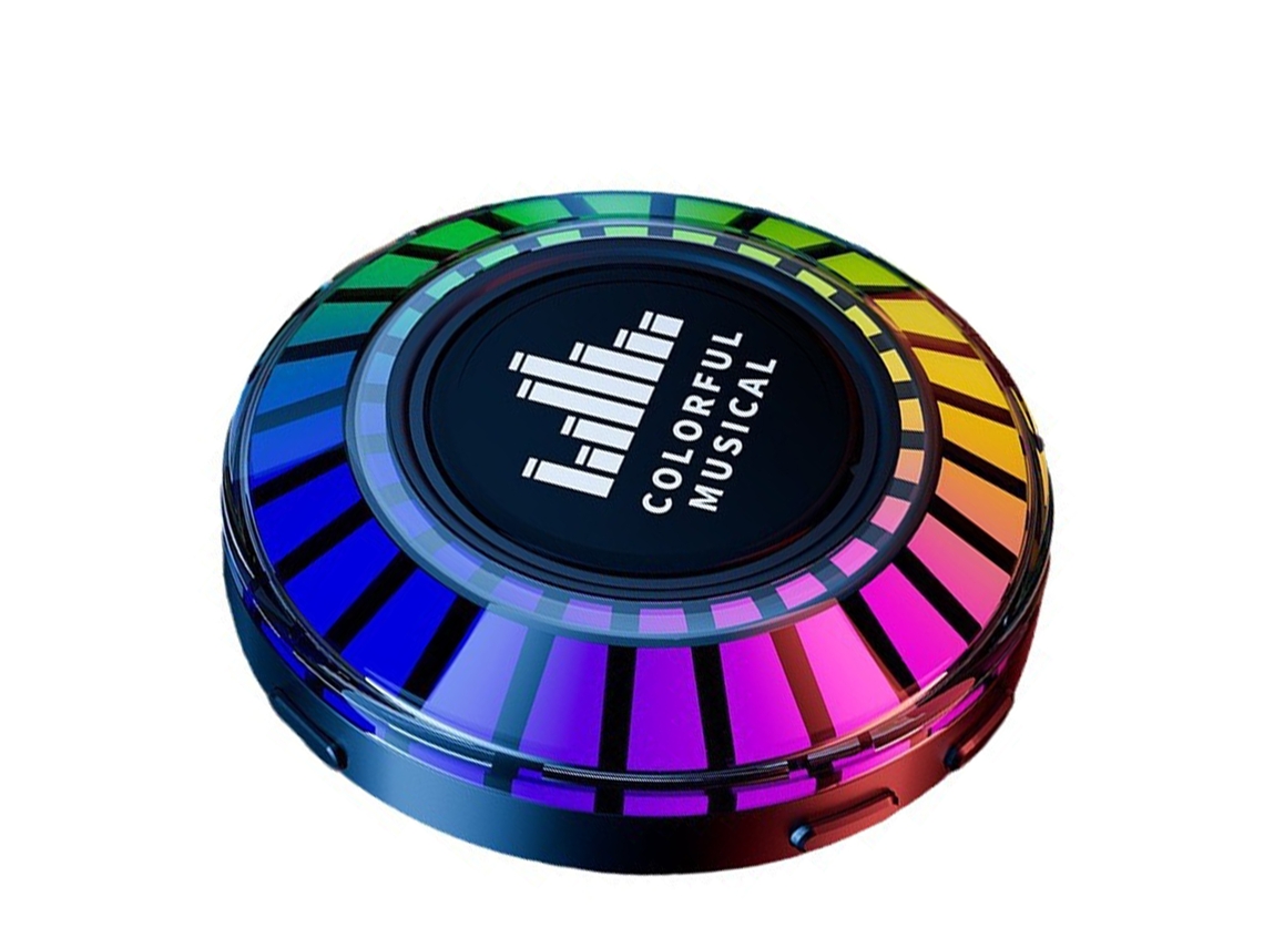 Coluna de Som Bluetooth LAXISCREED Led Colorido Hifi Sem Fio