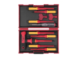 Conjunto De Chaves T-shaped Com Isolamento Até 1000v Da Laxiscreed, Com Pontas De Fenda E Phillips