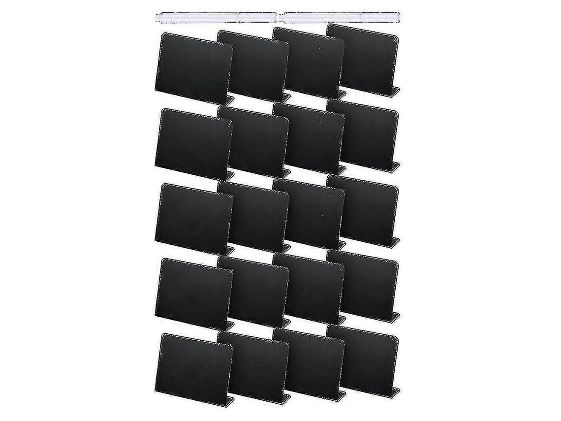 20 Mini Lousas De Mesa 4x3 Polegadas, Para Etiquetas De Buffet E Festas.-sdcy