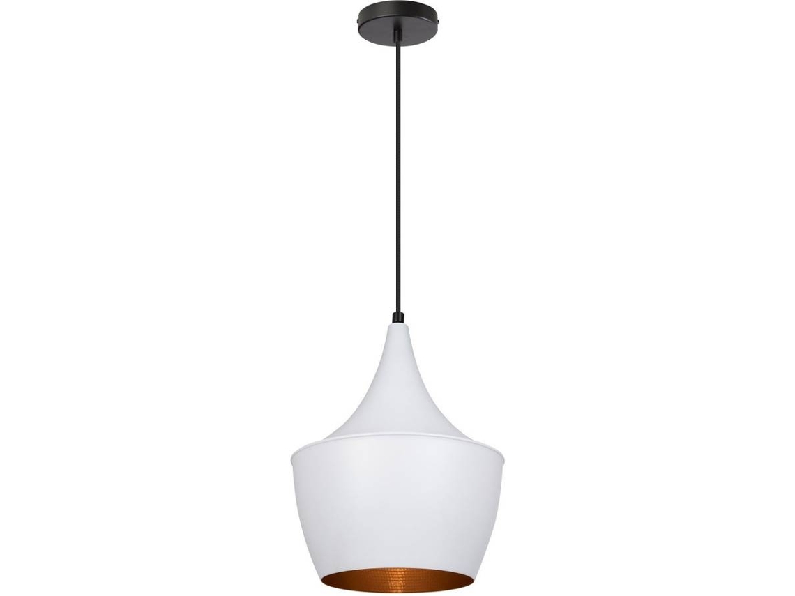 Candeeiro Suspenso Aluminio Tri Mercury Branco