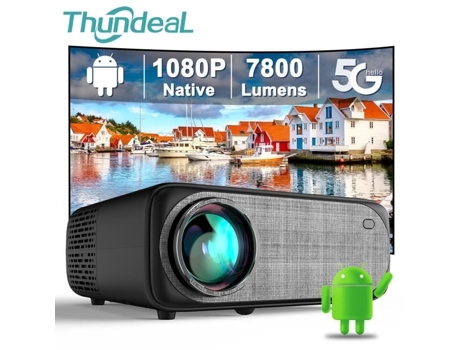 Projetor LED Full HD 1080p Wifi Td97 para Home Cinema Android 3D 2k 4k .bazarland30