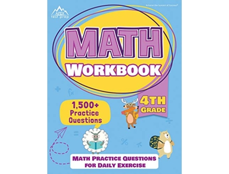 Livro 4th Grade Math Workbook de Apex Test Prep (Inglês)