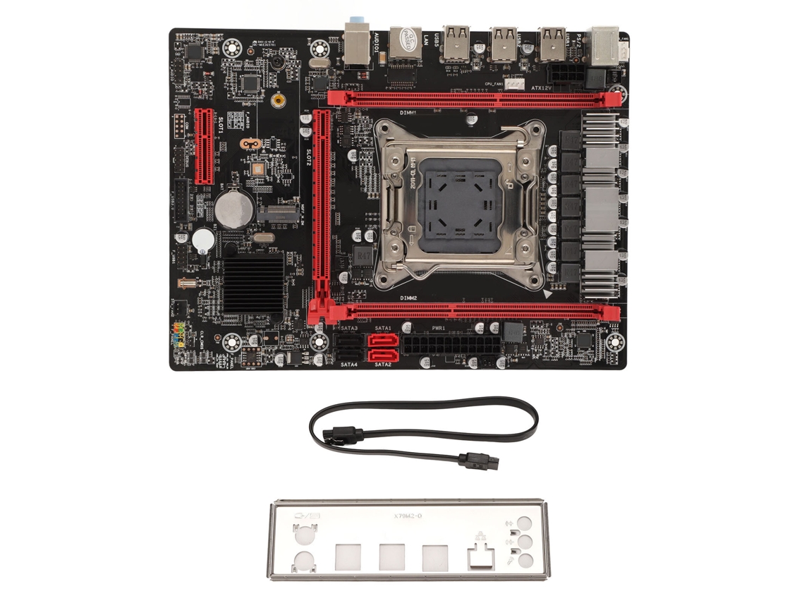 Placa-mãe X79m2q Lga 2011 Ddr3 Gaming M.2 Gigabit Placa-mãe Para Pc Computador
