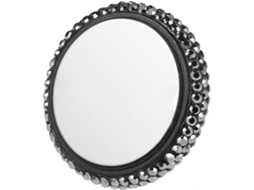 Suporte Magnético Para Celular Veicular Com Design De Strass E Montagem Metálica.