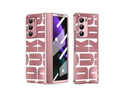 Capa Dobrável Com Dobradiça E Revestimento Eletrolítico Integrado Para Samsung Galaxy Z Fold2 5g