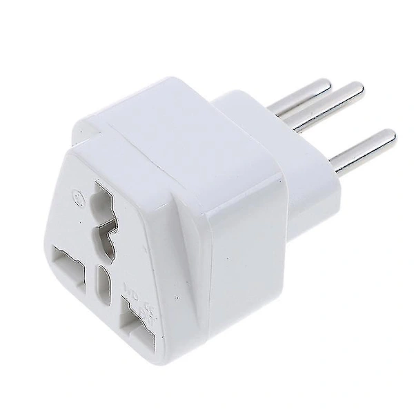 Adaptador De Viagem Universal /us/eu Para Tomada Ca Suíça, Branco