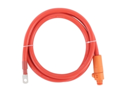 Caixa de alimentação do cabo da bateria, conector direto vermelho positivo externo de 35 mm²